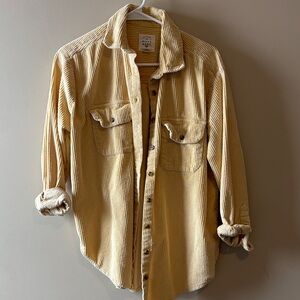 Billabong Yellow Corduroy Shirt